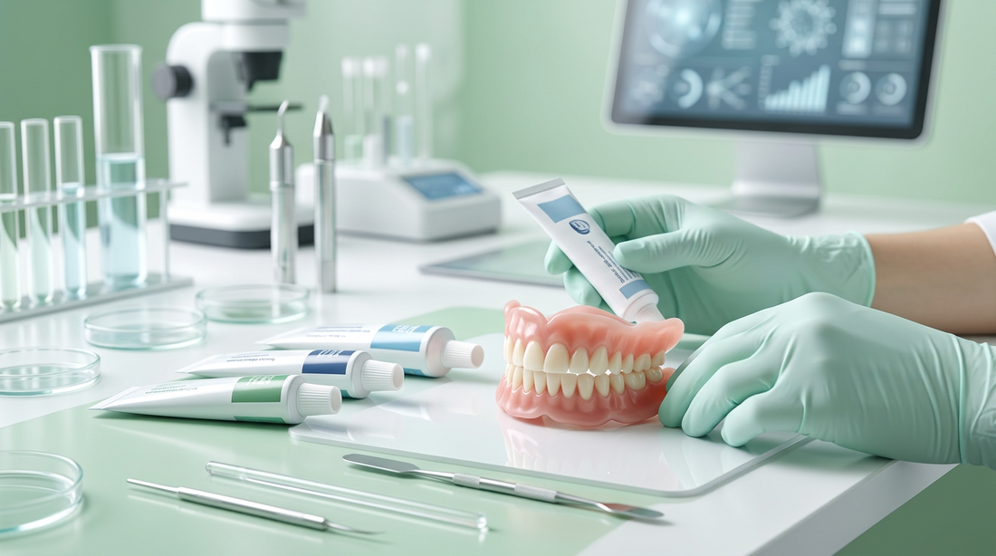 Zahnprothesen Kleber Test